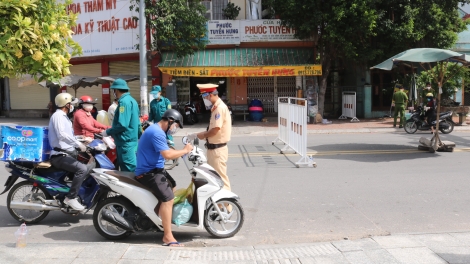 Huyện Gò Dầu thiết lập 56 chốt kiểm soát phòng, chống dịch Covid-19 trên địa bàn huyện