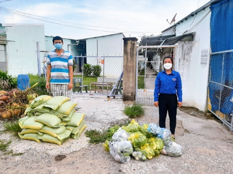 Đoàn phường An Hoà: Hỗ trợ thanh niên, công nhân khó khăn vì dịch Covid-19