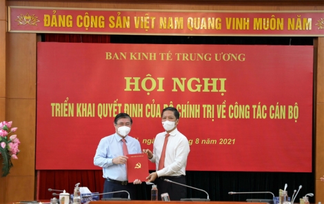 Ông Nguyễn Thành Phong chính thức làm Phó Ban Kinh tế Trung ương