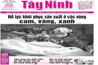 Điểm báo in Tây Ninh ngày 06.09.2021