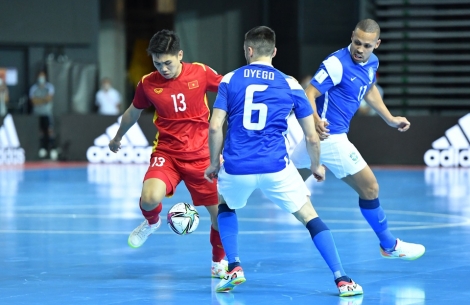 Tuyển futsal Việt Nam có trải nghiệm quý giá trước Brazil ở World Cup