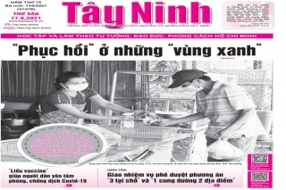 Điểm báo in Tây Ninh ngày 17.09.2021