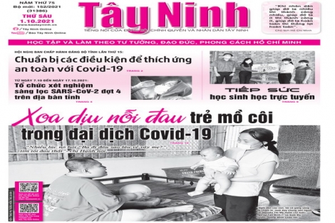 Điểm báo in Tây Ninh ngày 01.10.2021