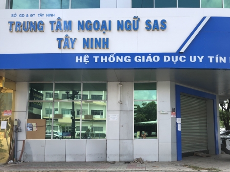 Trung tâm Anh ngữ SAS Tây Ninh đột ngột dừng hoạt động, học viên, giáo viên bức xúc