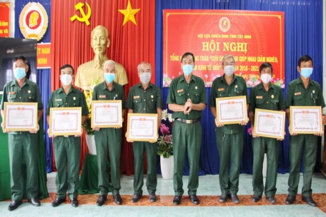 Hội Cựu chiến binh tỉnh: Tổng kết phong trào Cựu chiến binh giúp nhau giảm nghèo, làm kinh tế giỏi giai đoạn 2016 - 2021