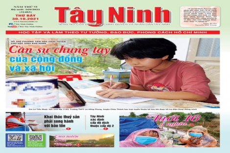 Điểm báo in Tây Ninh ngày 30.10.2021