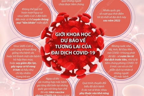 [Infographics] Giới khoa học dự báo về tương lai của đại dịch COVID-19