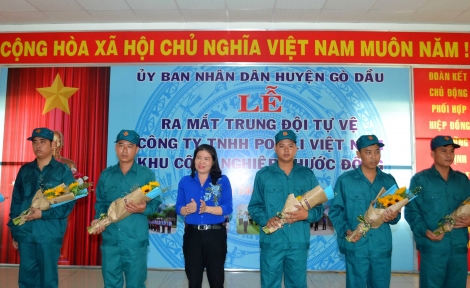 Đẩy mạnh xây dựng lực lượng tự vệ trong các doanh nghiệp có yếu tố nước ngoài