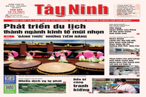 Điểm báo in Tây Ninh ngày 18.12.2021