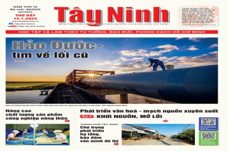 Điểm báo in Tây Ninh ngày 15.01.2022