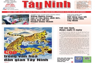 Điểm báo in Tây Ninh ngày 22.01.2022