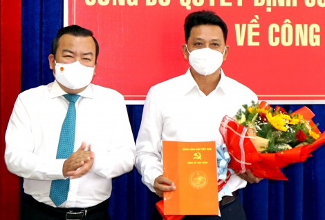 Bổ nhiệm Phó trưởng Ban Nội chính Tỉnh uỷ