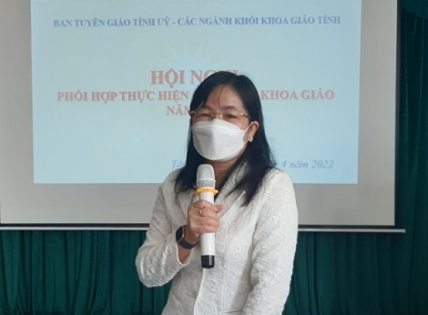 Công tác phối hợp giữa Ban Tuyên giáo Tỉnh uỷ và các sở, ngành khối Khoa giáo: Đạt nhiều kết quả tích cực