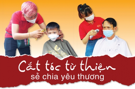 Cắt tóc từ thiện – sẻ chia yêu thương