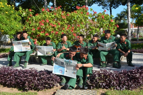 Chiến sĩ mới có trình độ đại học, cao đẳng: Hạt nhân trong các hoạt động phong trào