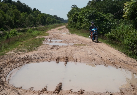 Cần sửa chữa bờ kênh TN0