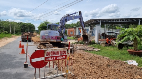 Châu Thành: Đầu tư nâng cấp mở rộng đường huyện 6