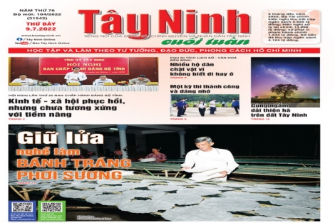 Điểm báo in Tây Ninh ngày 09.07.2022