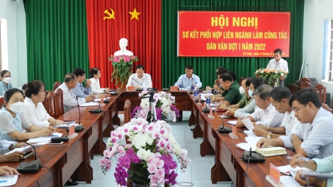 Gò Dầu: Sơ kết công tác dân vận đợt I năm 2022