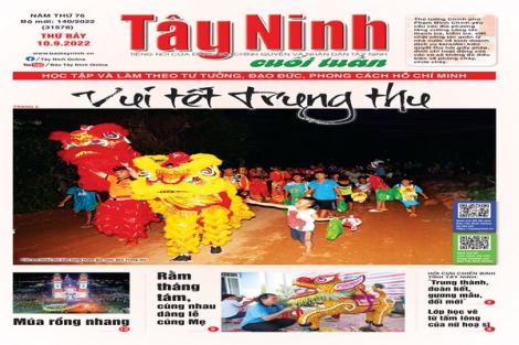 Điểm báo in Tây Ninh ngày 10.09.2022