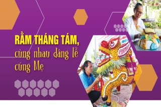 Rằm tháng tám, cùng nhau dâng lễ cúng Mẹ