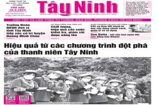 Điểm báo in Tây Ninh ngày 30.09.2022