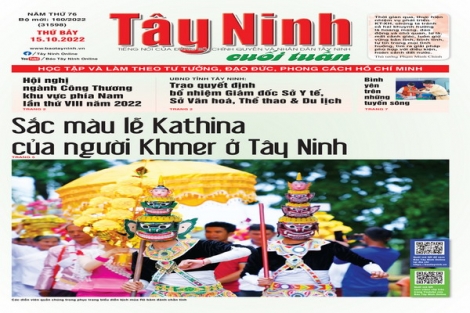 Điểm báo in Tây Ninh ngày 15.10.2022