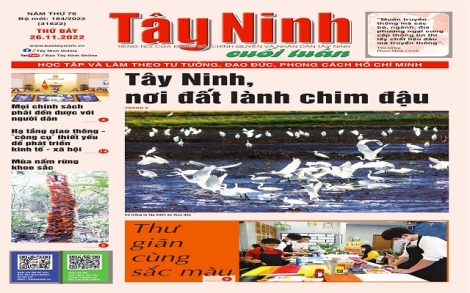 Điểm báo in Tây Ninh ngày 26.11.2022