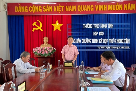 Thường trực HĐND tỉnh: Tổ chức họp báo, thông tin Chương trình Kỳ họp cuối năm 2022