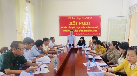 Thành phố Tây Ninh: Nhiều hoạt động ý nghĩa, thiết thực trong thực hiện mô hình mới, nhân rộng cách làm hay