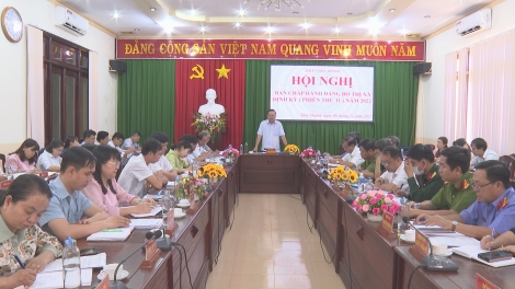 Hòa Thành: Hội nghị Ban Chấp hành Đảng bộ lần thứ 11 nhiệm kỳ 2020 - 2025