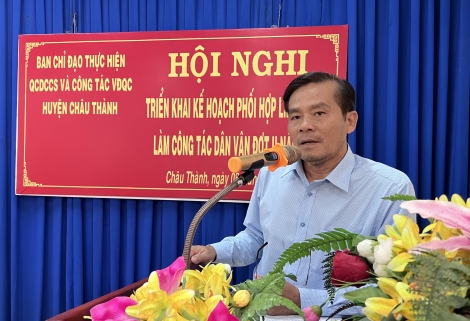 Châu Thành: Triển khai kế hoạch phối hợp làm công tác dân vận đợt 2 năm 2022