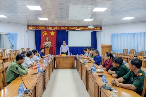 Phó Bí thư Thường trực Tỉnh uỷ: Thăm, chúc tết và kiểm tra công tác trực bảo đảm tết nguyên đán tại thị xã Trảng Bàng