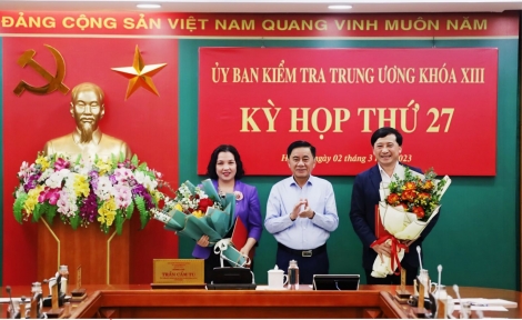 Bộ Chính trị chuẩn y 2 Phó Chủ nhiệm Ủy ban Kiểm tra Trung ương