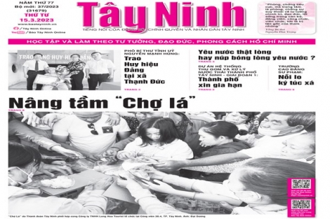 Điểm báo in Tây Ninh ngày 15.03.2023