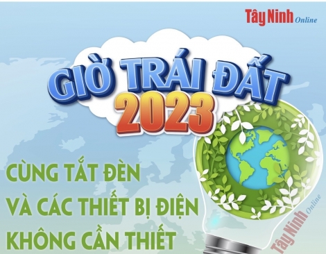 “Tắt đèn và tắt các thiết bị điện không cần thiết”