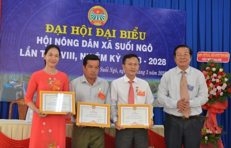 Tân Châu: Hoàn thành Đại hội đại biểu Hội Nông dân cơ sở nhiệm kỳ 2023-2028