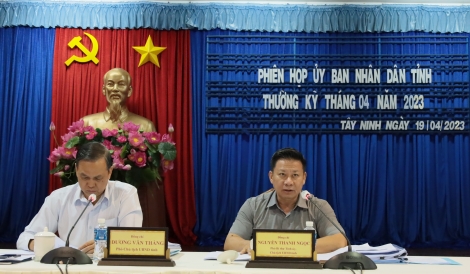 UBND tỉnh họp phiên thường kỳ tháng 4.2023: Cần xác định rõ trục động lực phát triển của Khu kinh tế Cửa khẩu Mộc Bài