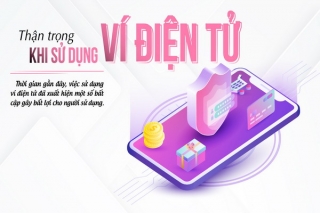 Thận trọng khi sử dụng ví điện tử