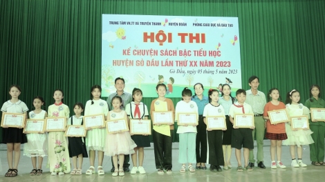 Gò Dầu: Hội thi kể chuyện sách bậc tiểu học lần thứ 20 năm 2023