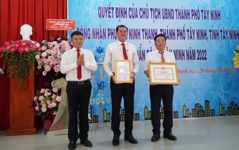 Phường Ninh Thạnh đạt chuẩn đô thị văn minh năm 2022