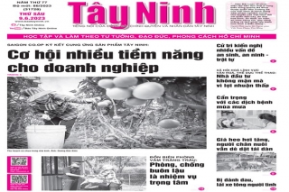 Điểm báo in Tây Ninh ngày 09.06.2023