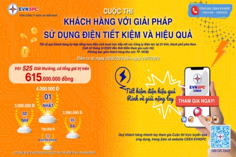 Cuộc thi “Khách hàng với giải pháp sử dụng điện tiết kiệm và hiệu quả”