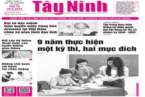 Điểm báo in Tây Ninh ngày 28.06.2023