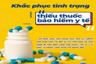 Khắc phục tình trạng thiếu thuốc bảo hiểm y tế