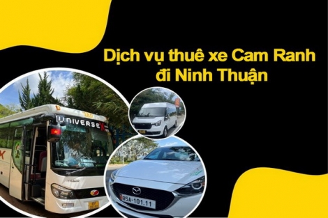 Di chuyển tiện lợi an toàn với dịch vụ thuê xe sân bay Cam Ranh đi Ninh Thuận, Bình Thuận của nhà xe Định Dung