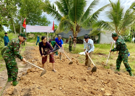 Tân Biên: Ra quân phối hợp liên ngành làm công tác dân vận đợt 1 năm 2023