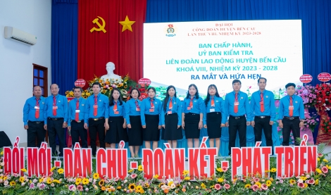 Bến Cầu: Đại hội Công đoàn lần thứ VIII, nhiệm kỳ 2023-2028