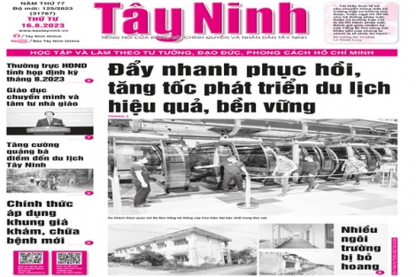 Điểm báo in Tây Ninh ngày 16.08.2023