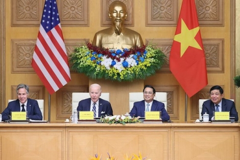 Thủ tướng và Tổng thống Joe Biden dự Hội nghị cấp cao Việt Nam-Hoa Kỳ